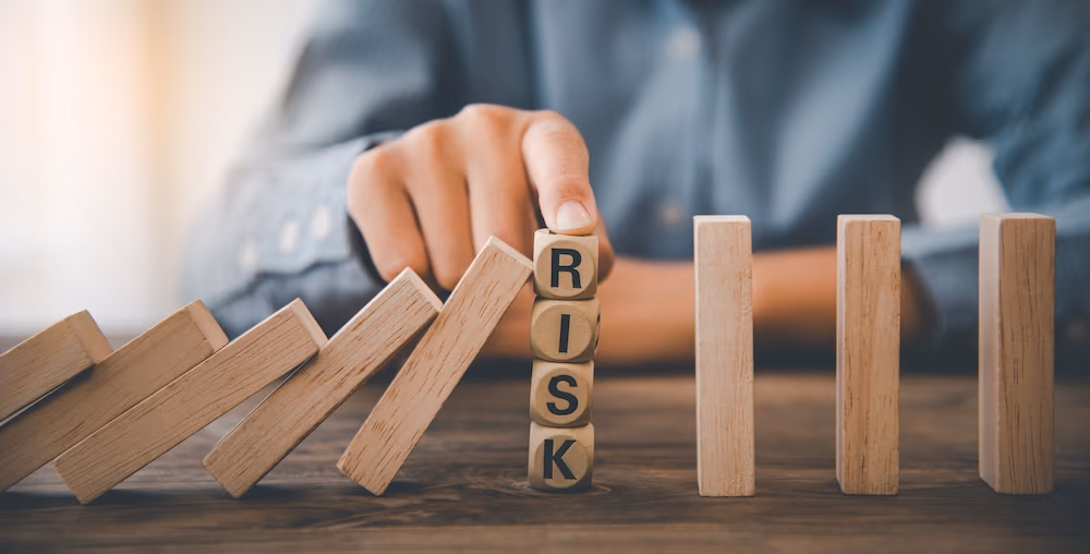 What is a risk in health and safety