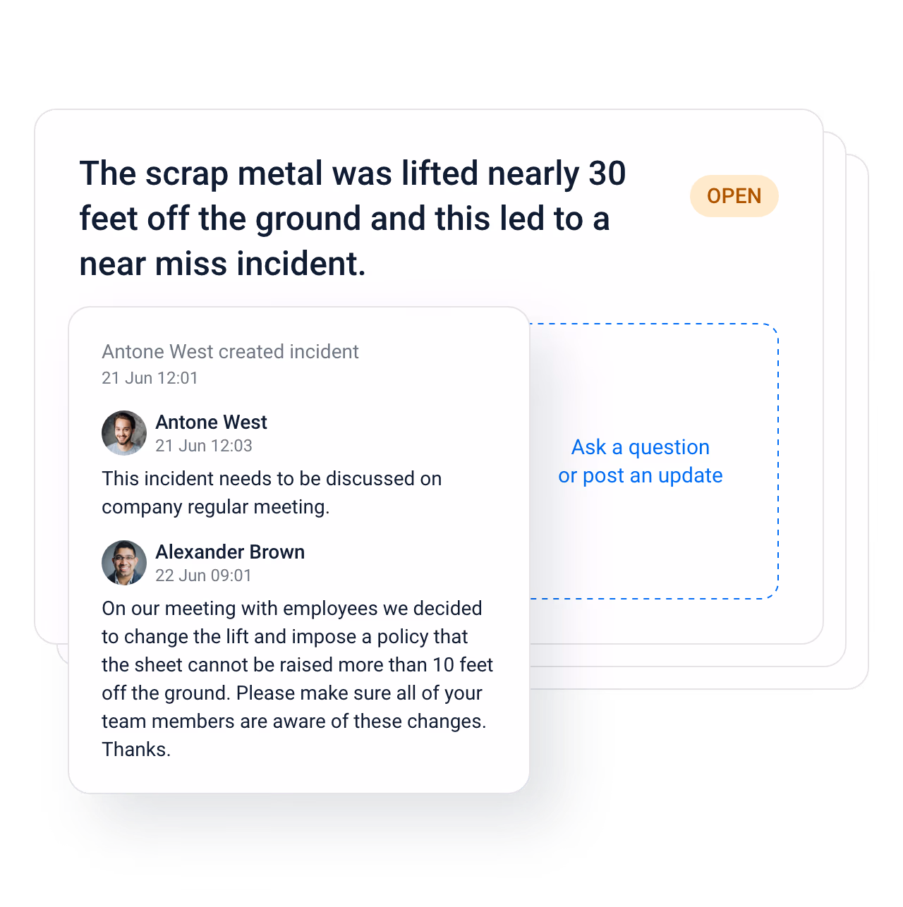 near miss reporting app