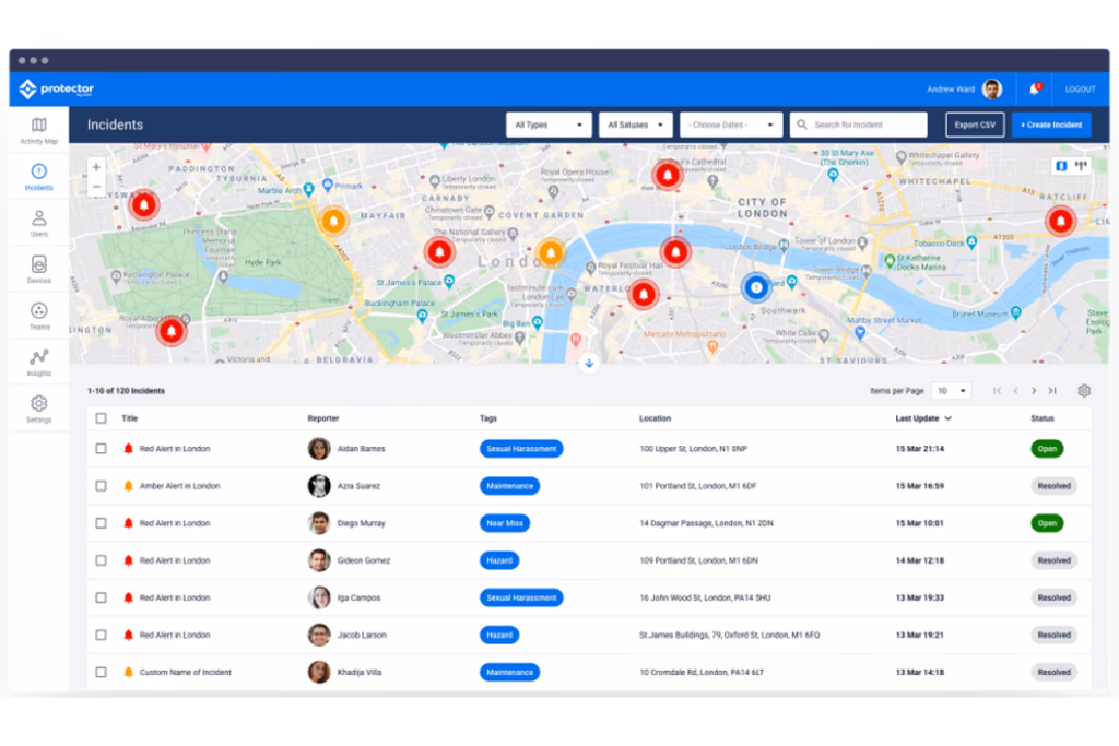 protector by vatix mobile workforce management