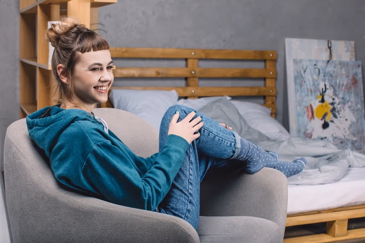Young person living in supported accommodation