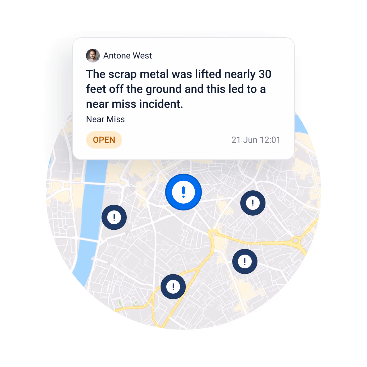 incident reporting tool with GPS
